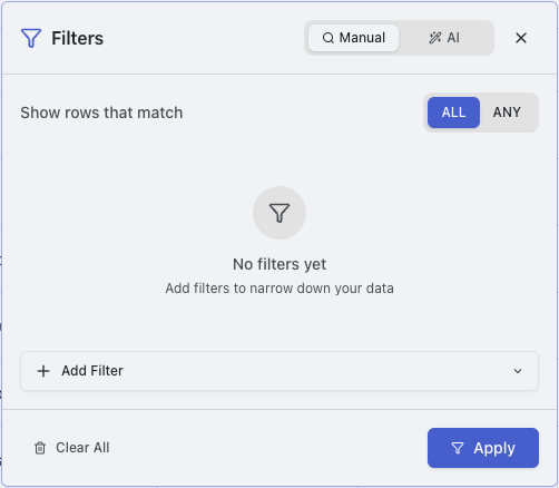 Filtering Overview