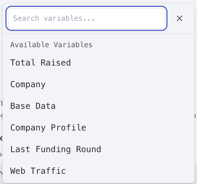 Research Prompt Configuration