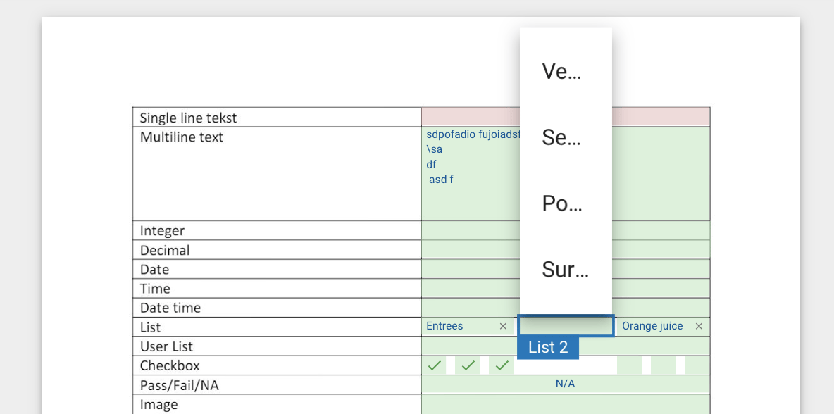 How to view the text in full in form viewer drop down menu when it is truncated?