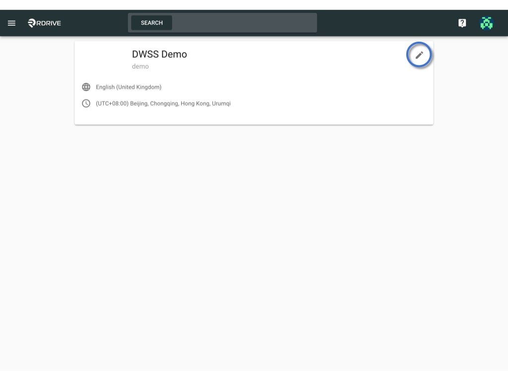 Edit Project information