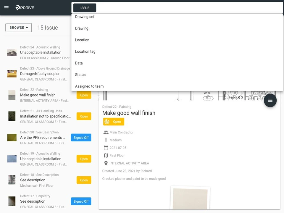 Generate an issue/defect/record report into CSV