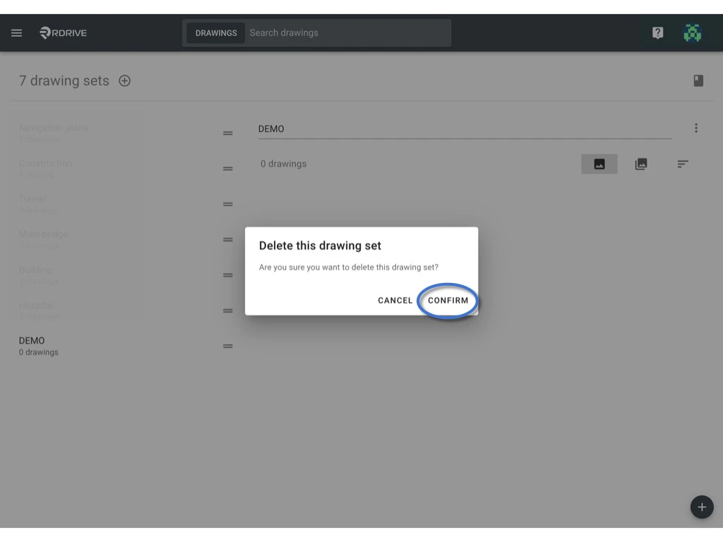 How to Edit or Delete a Drawing Set?
