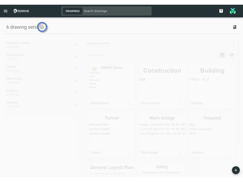 How to add a new drawing set?