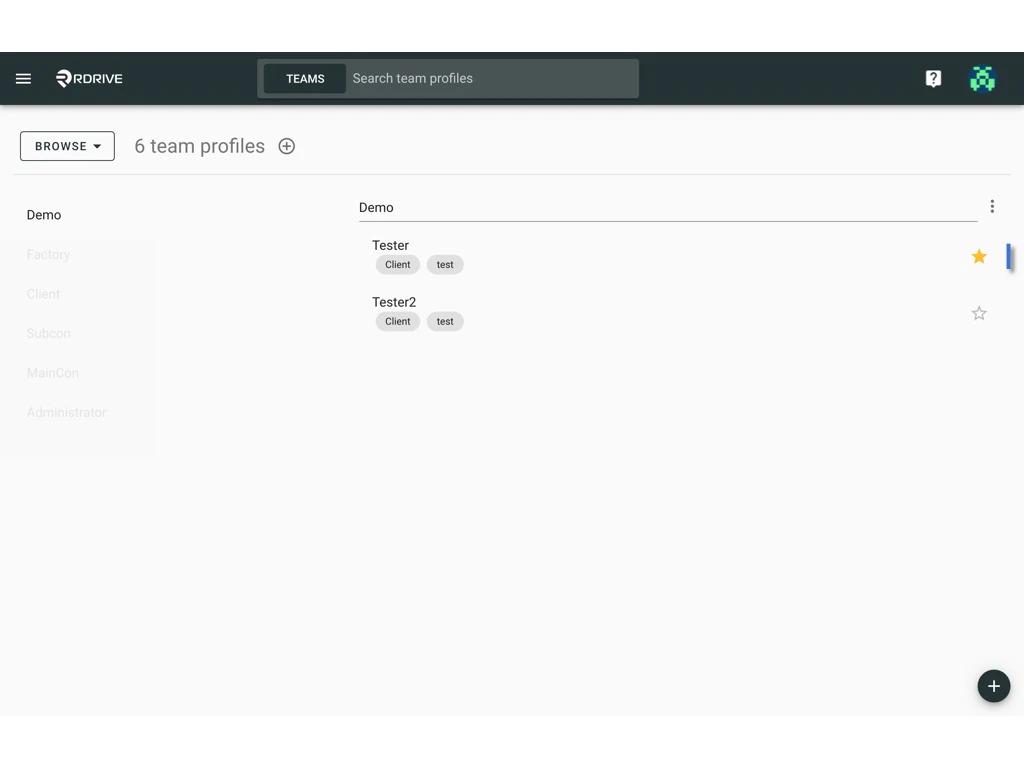 What is team profile and how to setup?