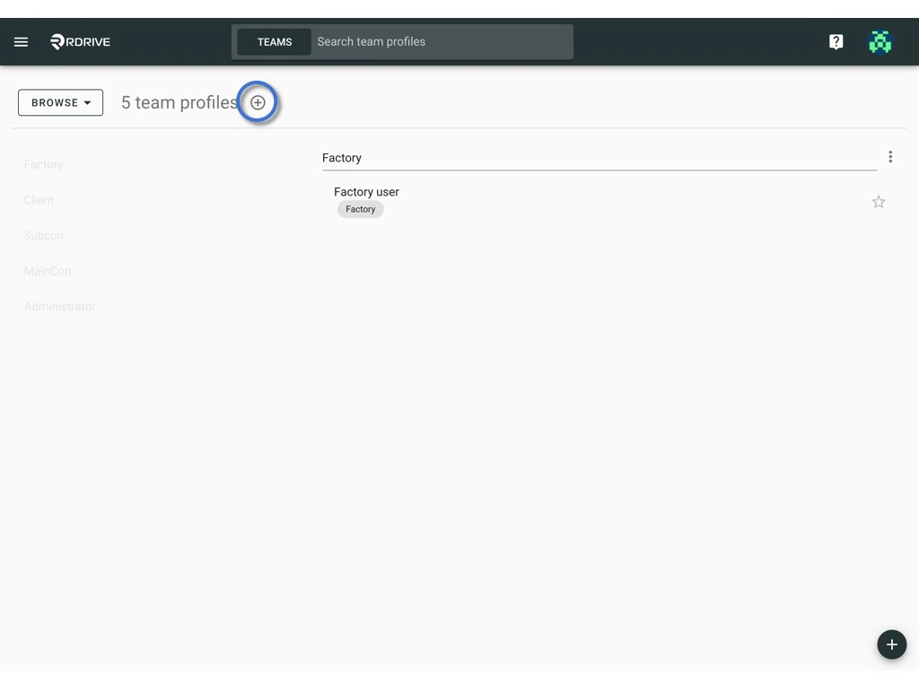 What is team profile and how to setup?