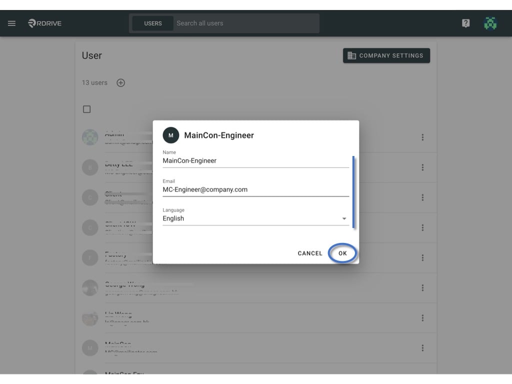 How to edit user info?