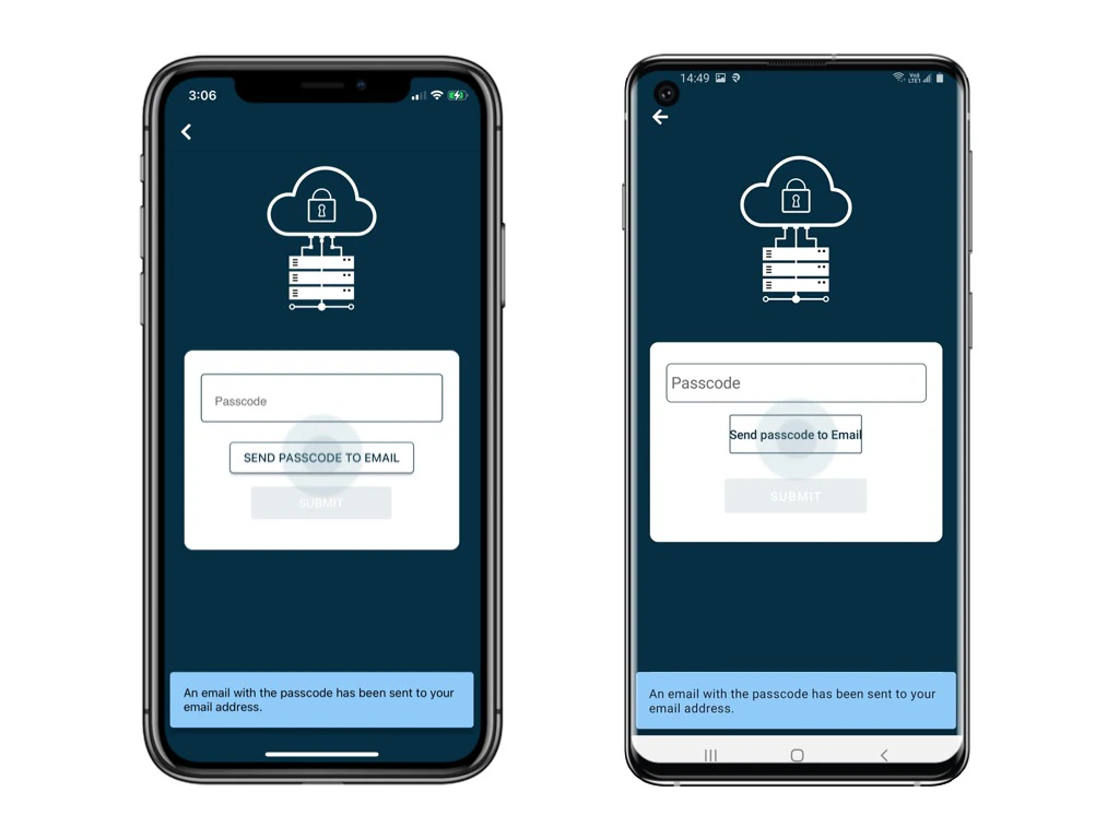 Login with Passwordless