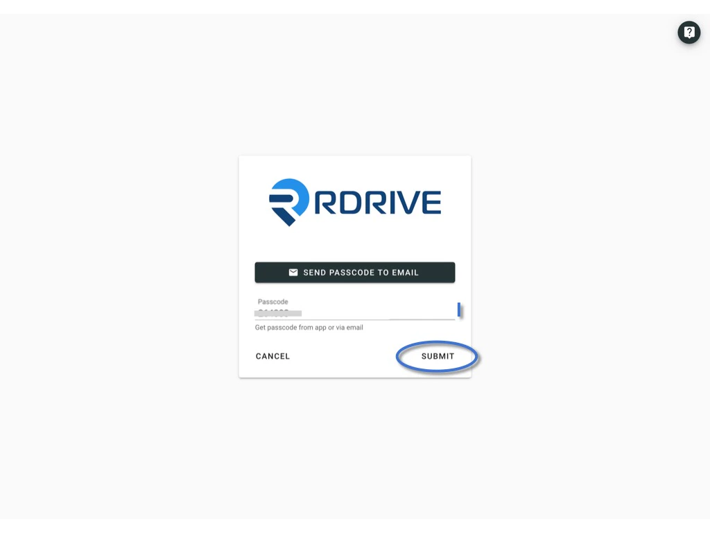 Login with Passwordless