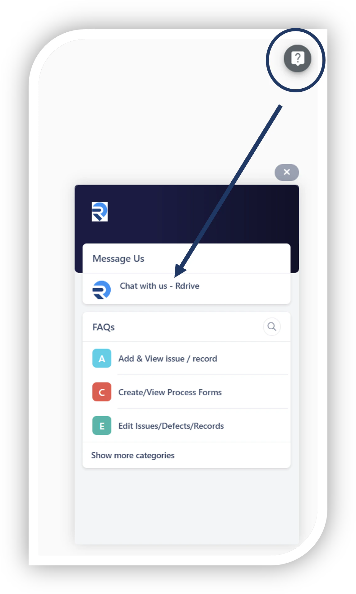 Reaching out to Support