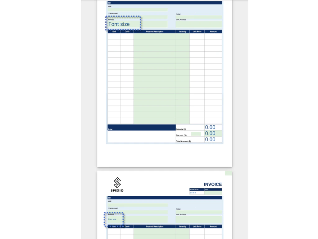 Adjusting Font Appearance in Forms