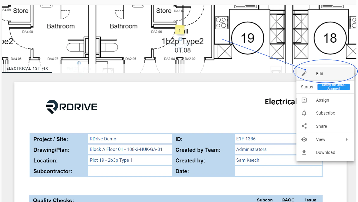How to Edit/Update a Form