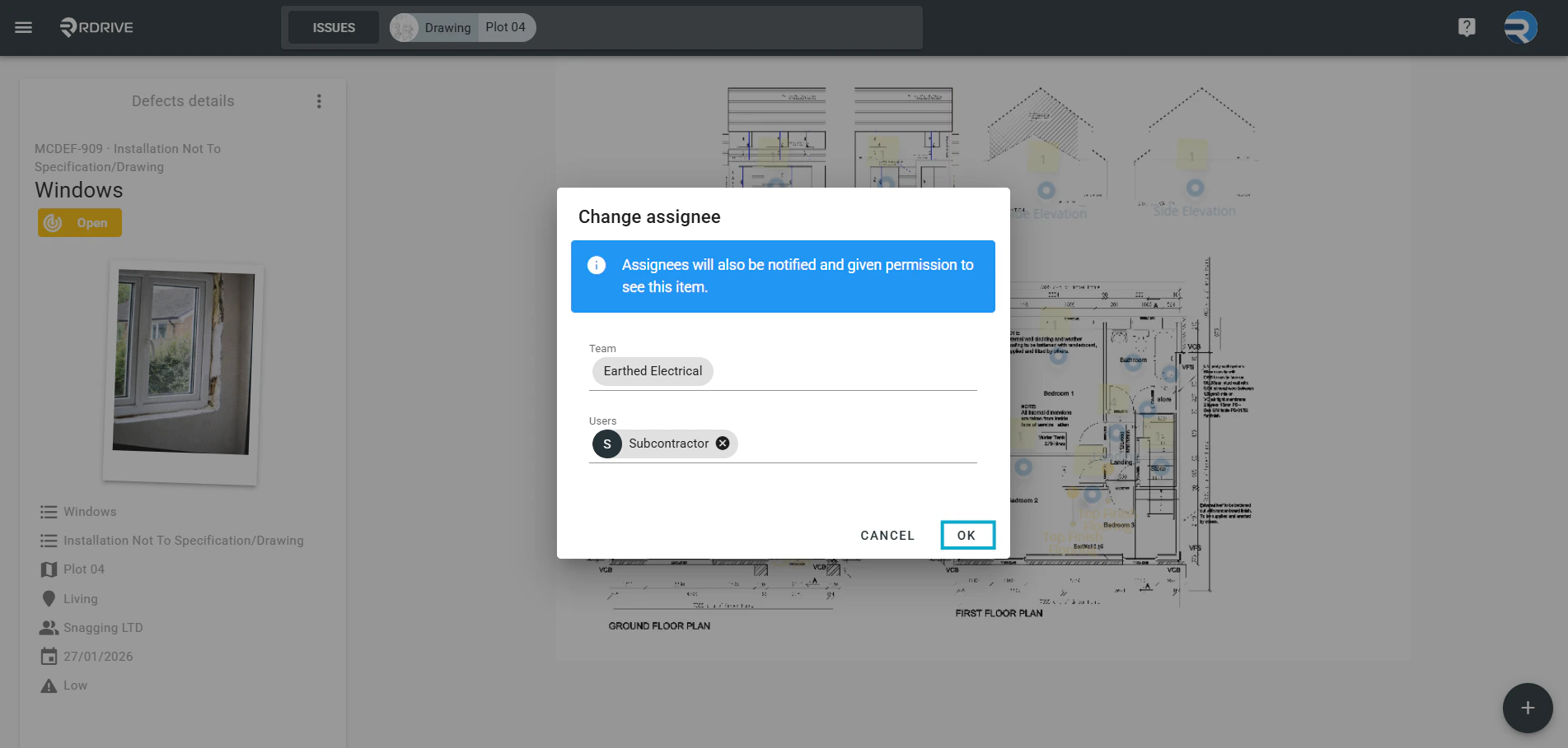 How do I assign an issue/defect/record?