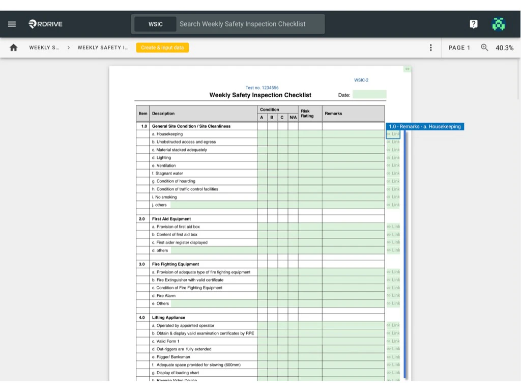 How to link Issues/Processes to a Form?