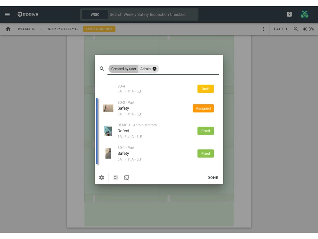 How to link Issues/Processes to a Form?