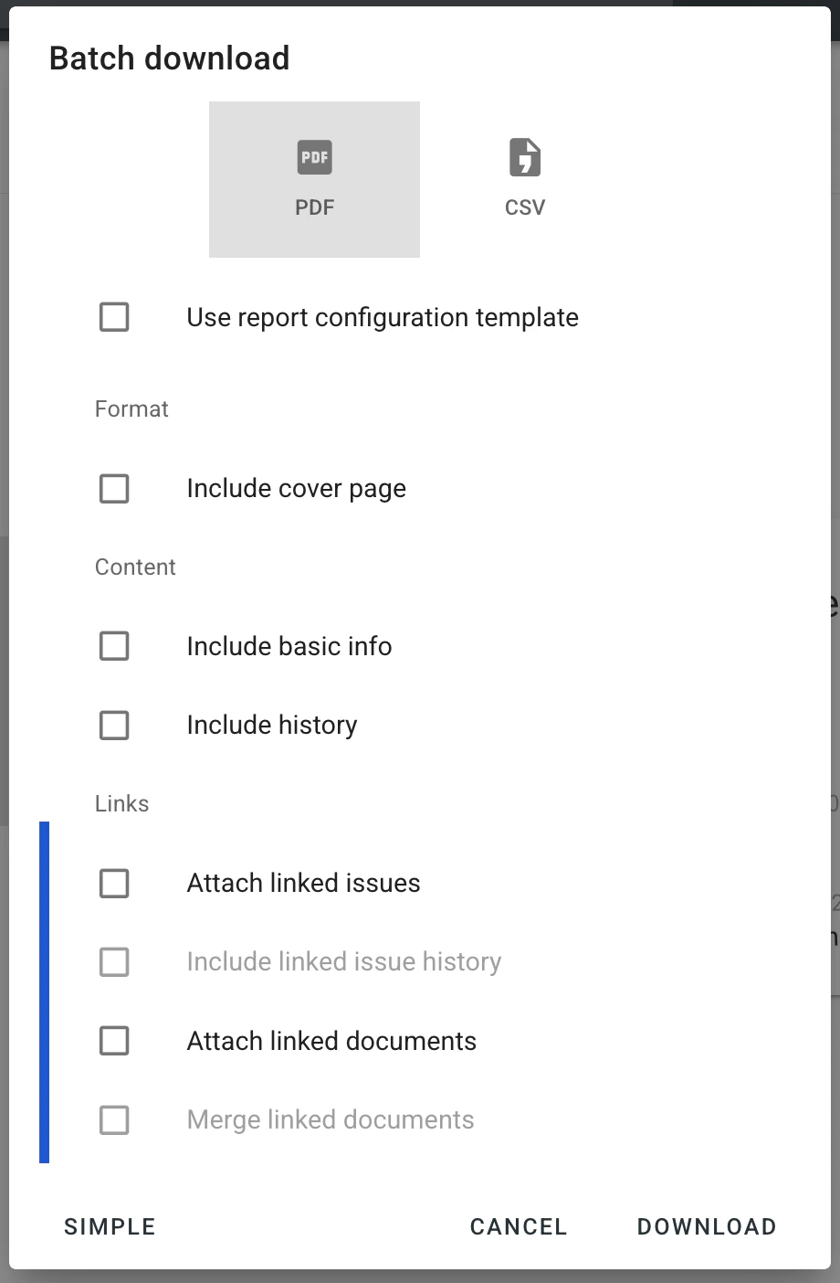 How to Download Process with Linked Content