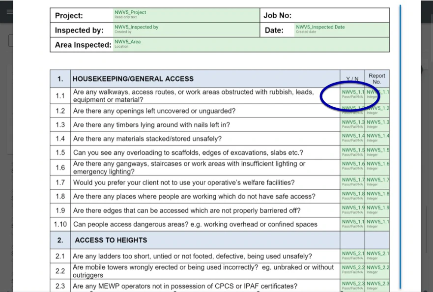 Can I search for a Process/Checklist form by its content?