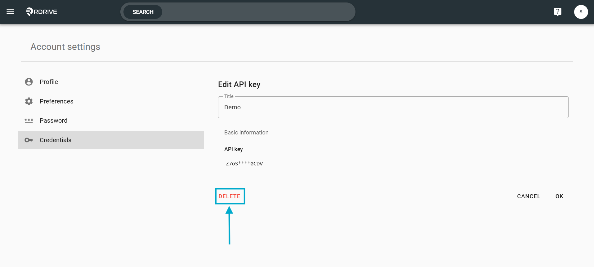 How to get my API key?