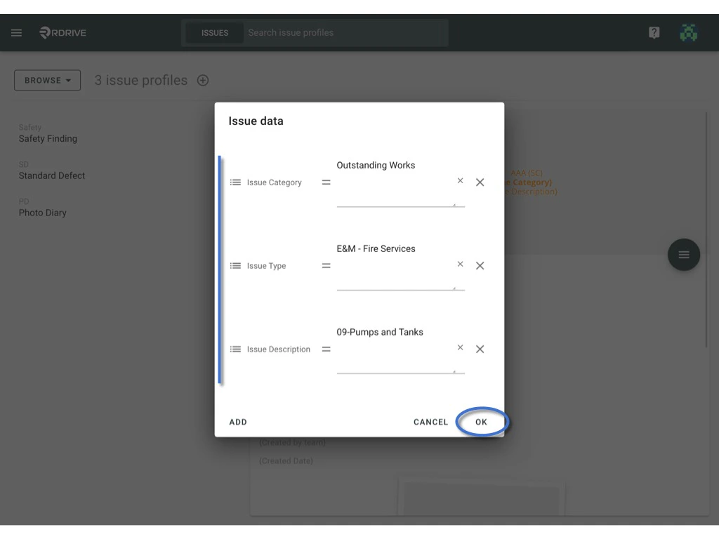 Assignment rule - Issue profile