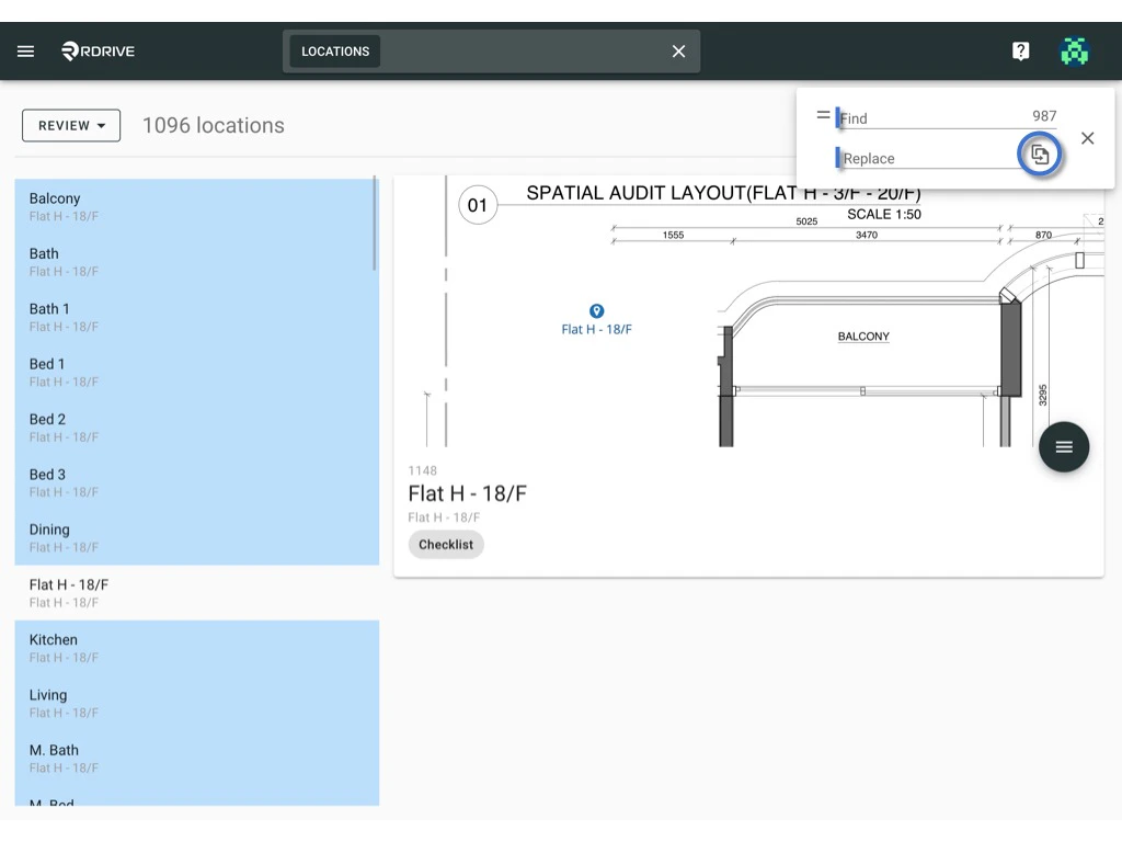 Edit / Delete the location pin(s)