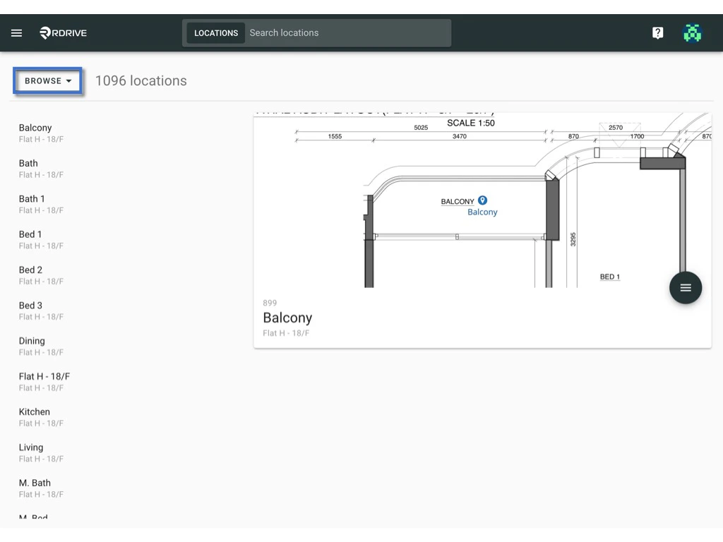 Edit / Delete the location pin(s)