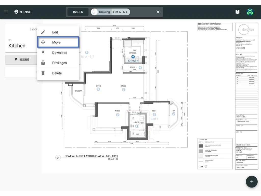 Edit / Delete the location pin(s)