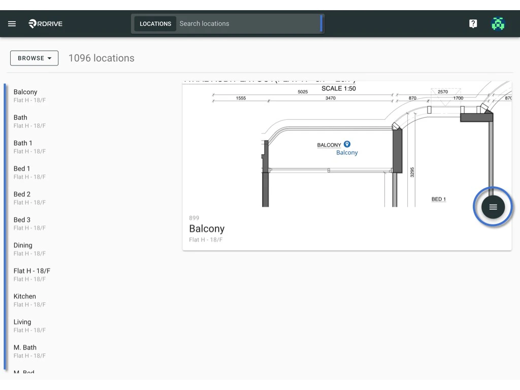 Edit / Delete the location pin(s)