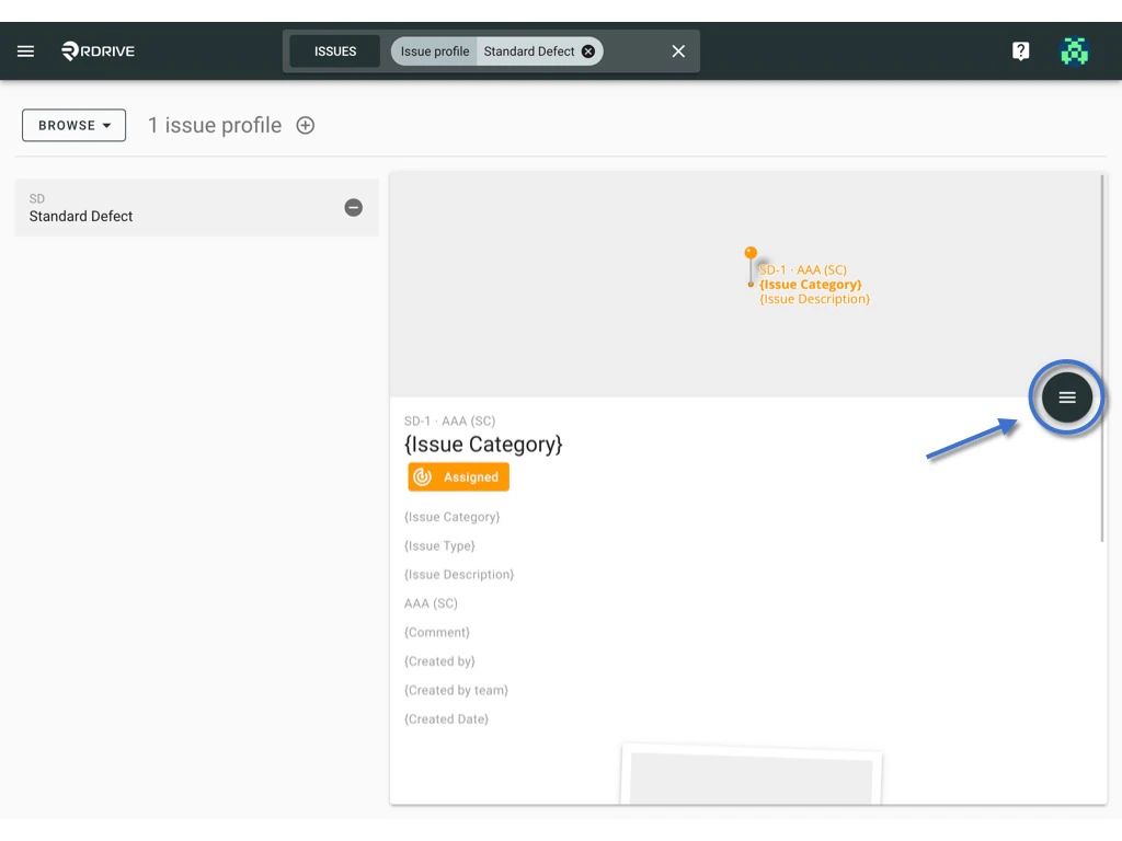 Enable a disabled Issue profile