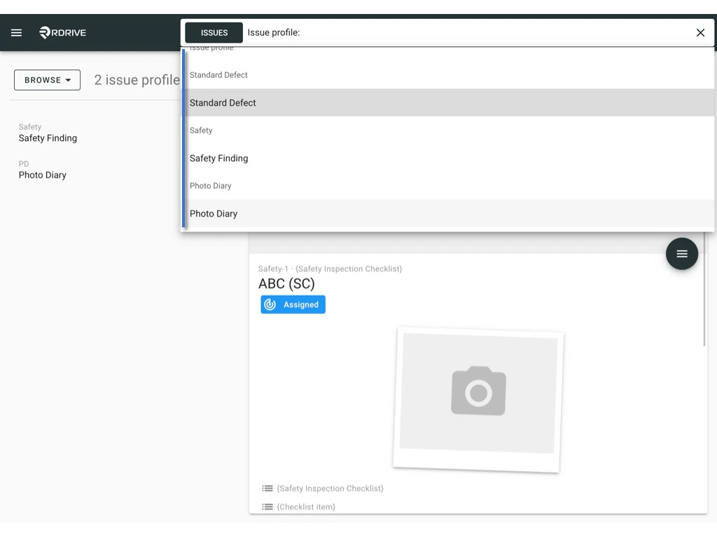 Enable a disabled Issue profile
