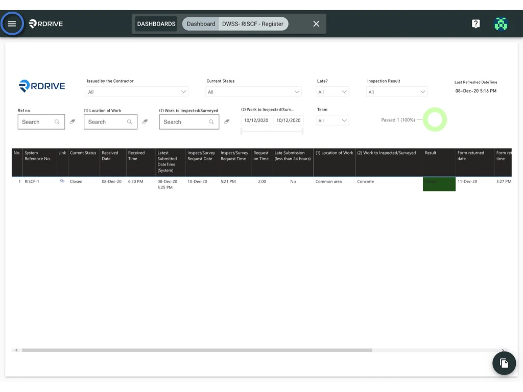 Enable a disabled Process profile
