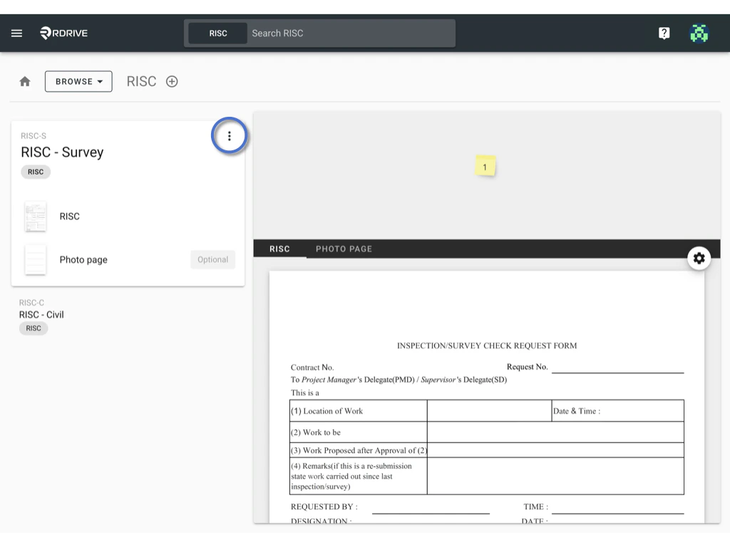 Edit Process profile