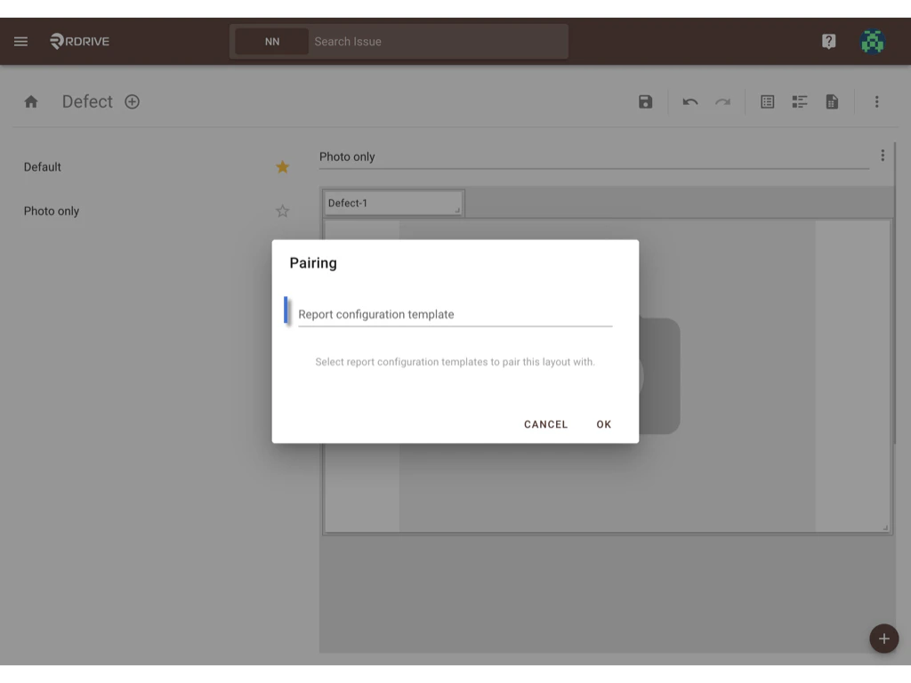 Set up a Report configuration