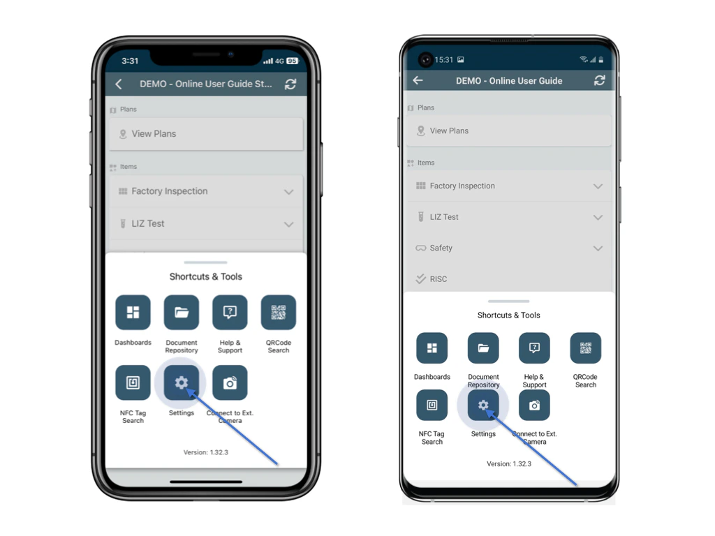 Can I save the media I captured from the APP?