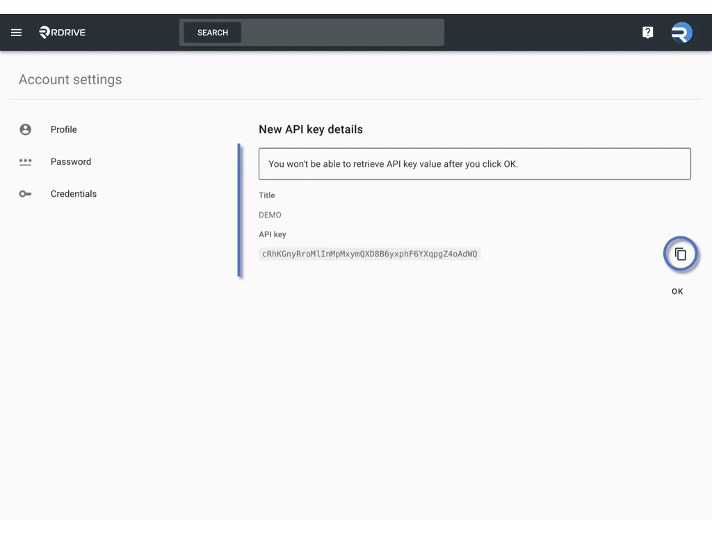 How to get my API key?