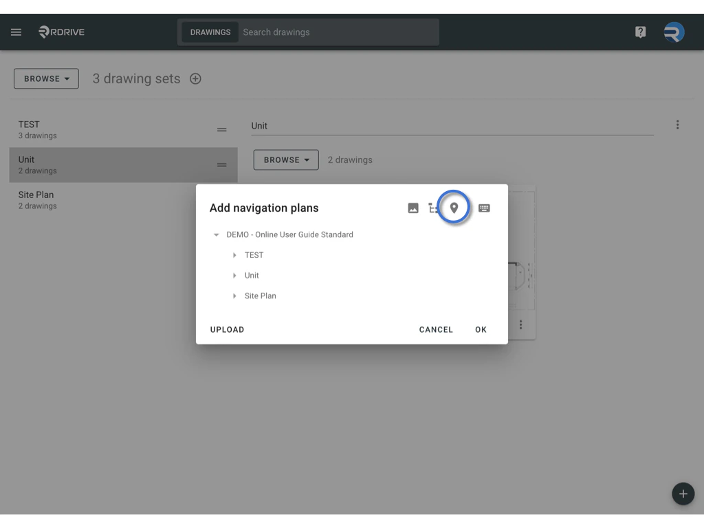 Creating and Managing a Navigation Plan in RDrive