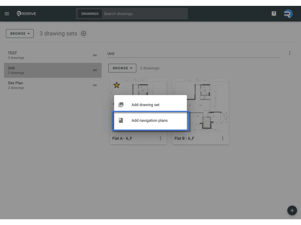 Creating and Managing a Navigation Plan in RDrive