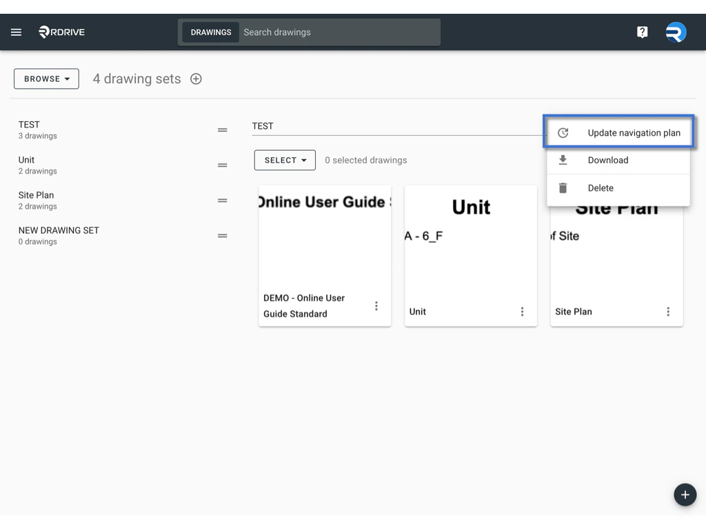 Update Navigation Plan Guide