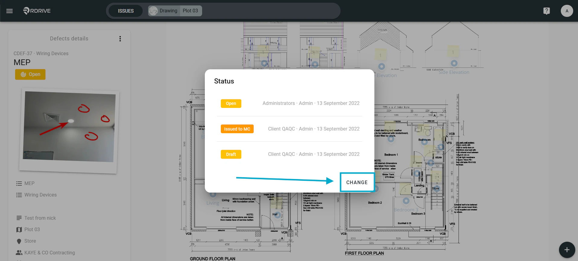How to Update the Status of an Issue/Defect/Record