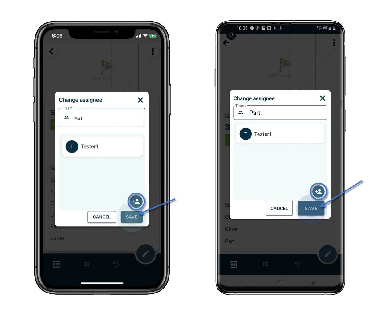How to assign the issue/record to others?