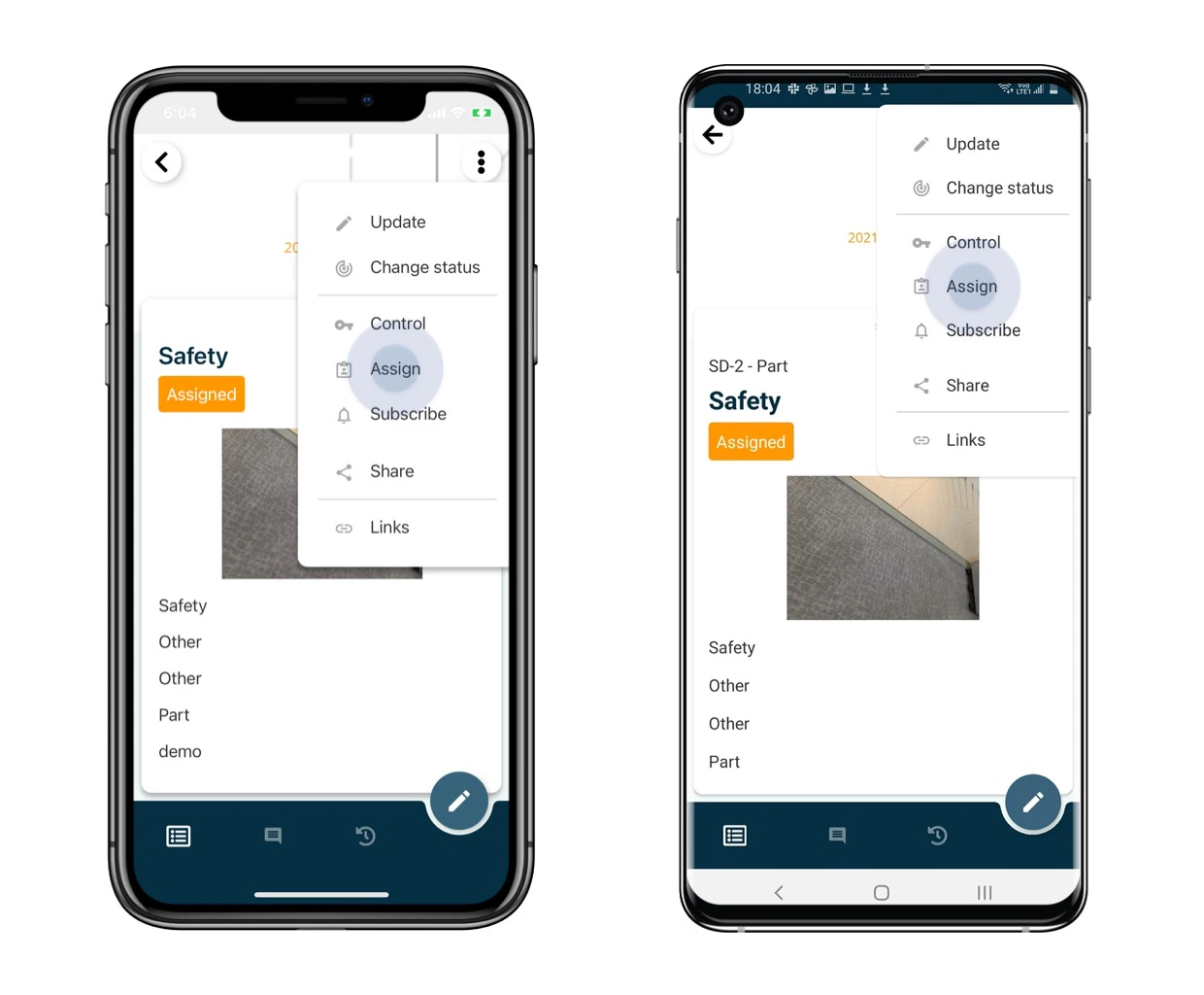 How to assign the issue/record to others?