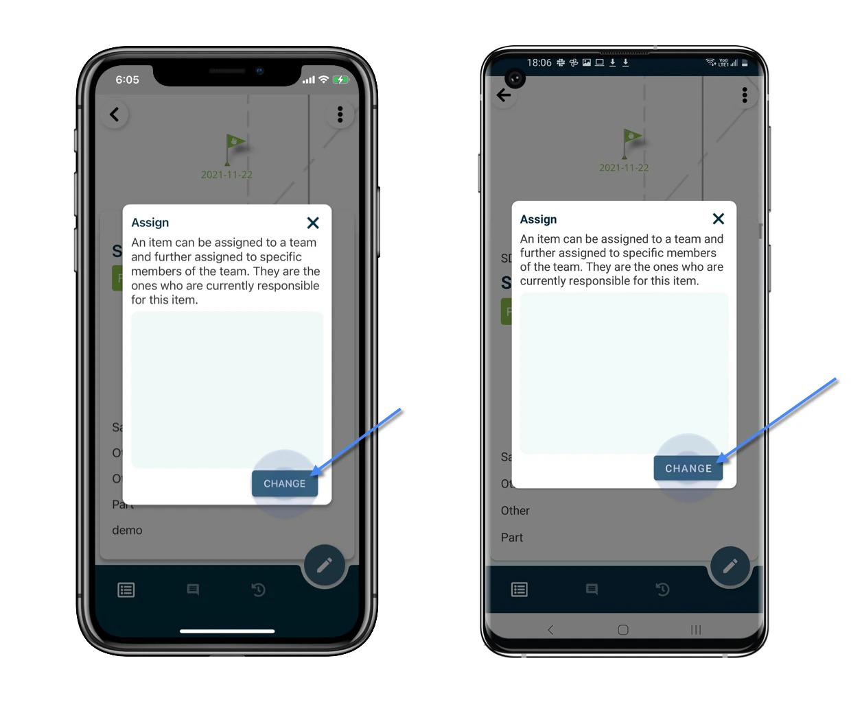How to assign the issue/record to others?