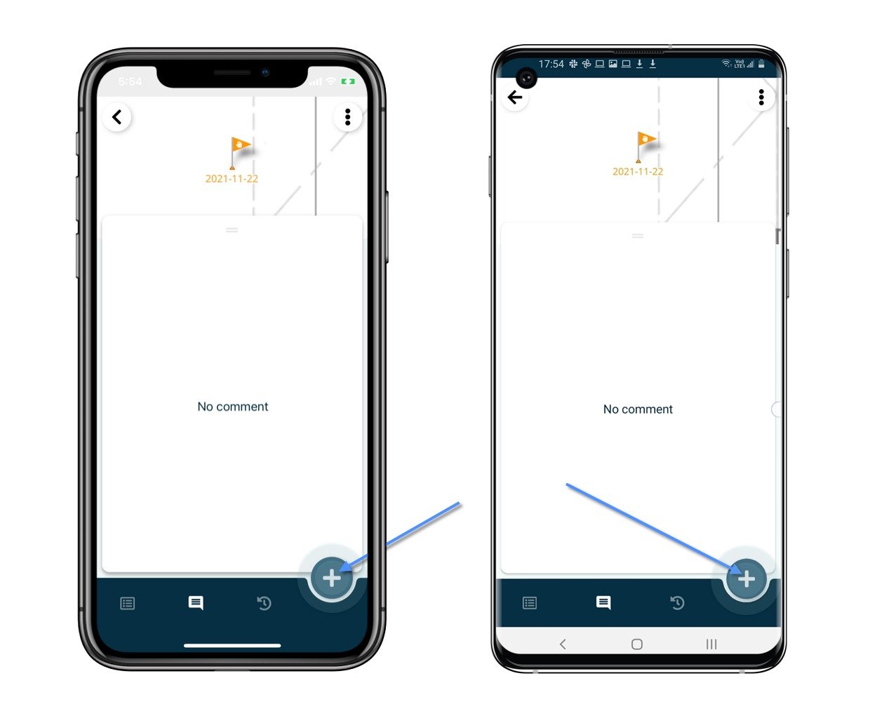 How to add a comment to the issue/record via APP?