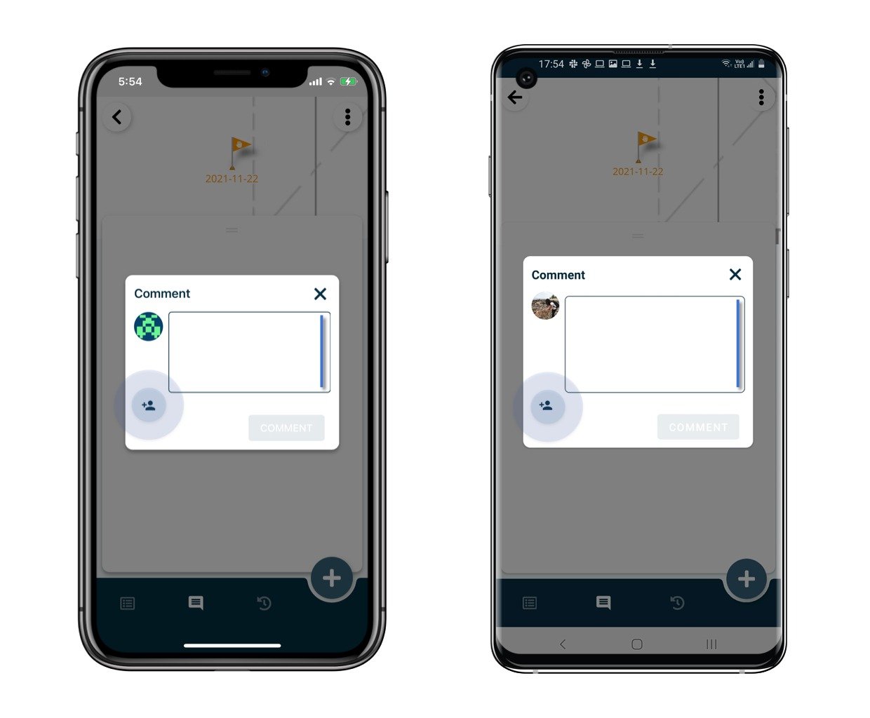 How to add a comment to the issue/record via APP?
