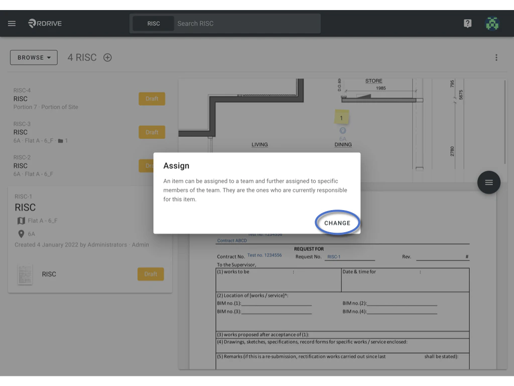 How to assign a form to other users? (Web)