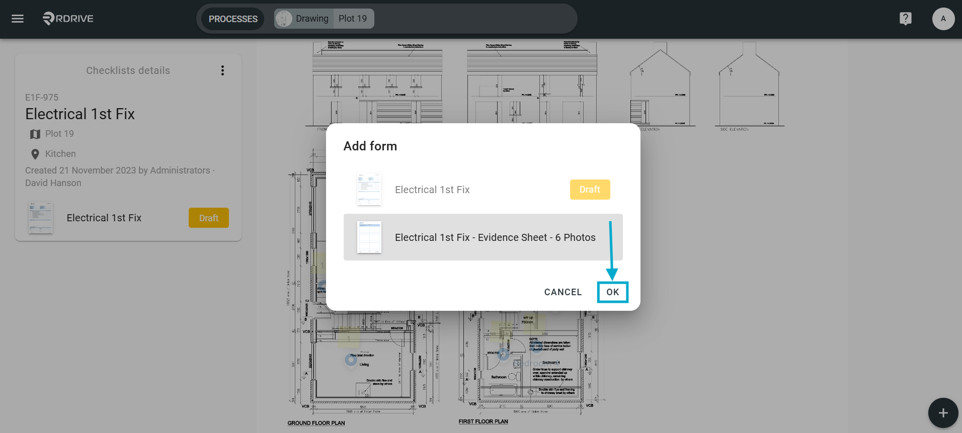 How to add an Additional Form to a Process/Checklist?