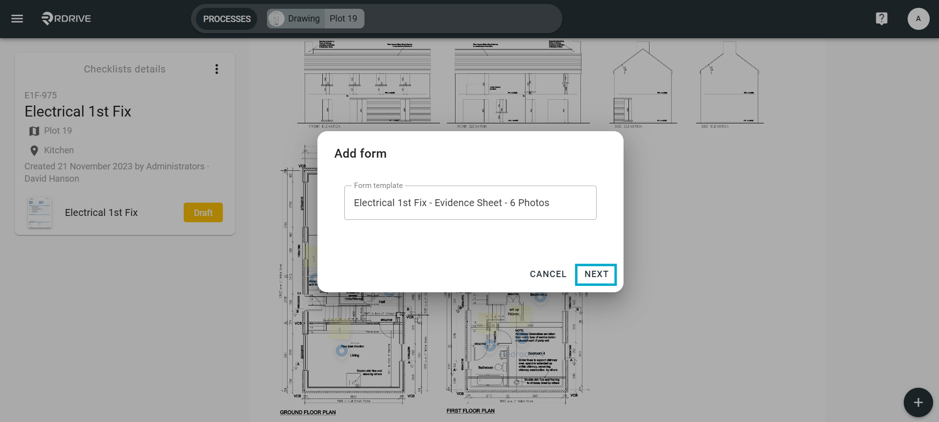 How to add an Additional Form to a Process/Checklist?