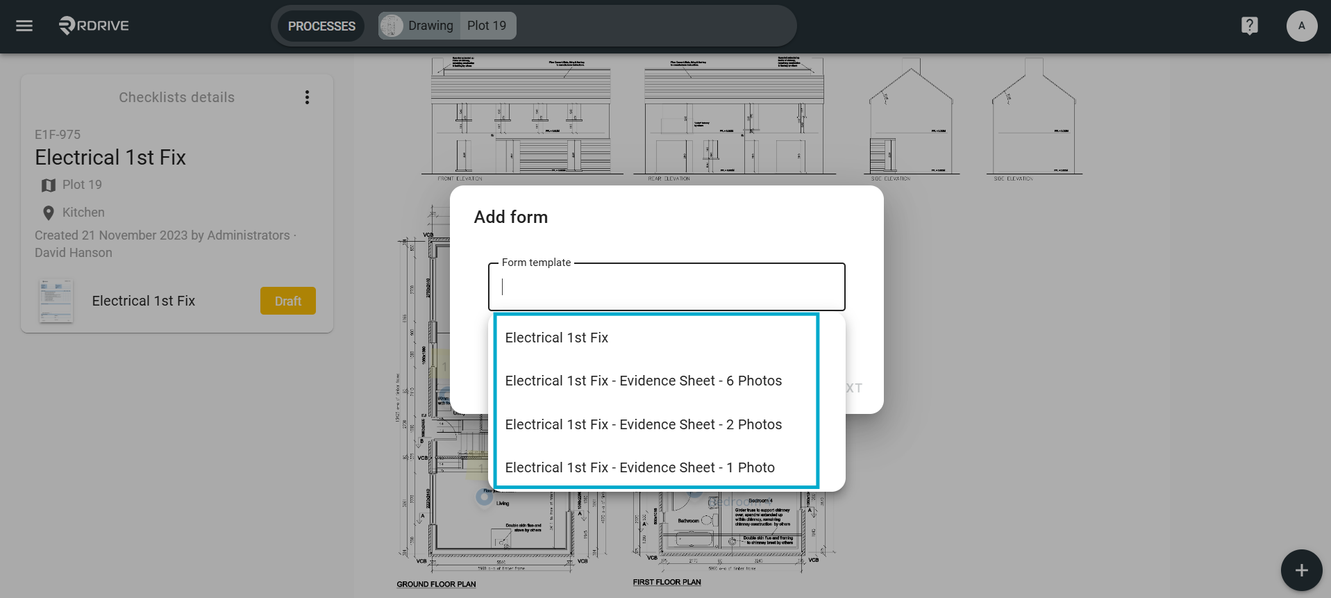 How to add an Additional Form to a Process/Checklist?
