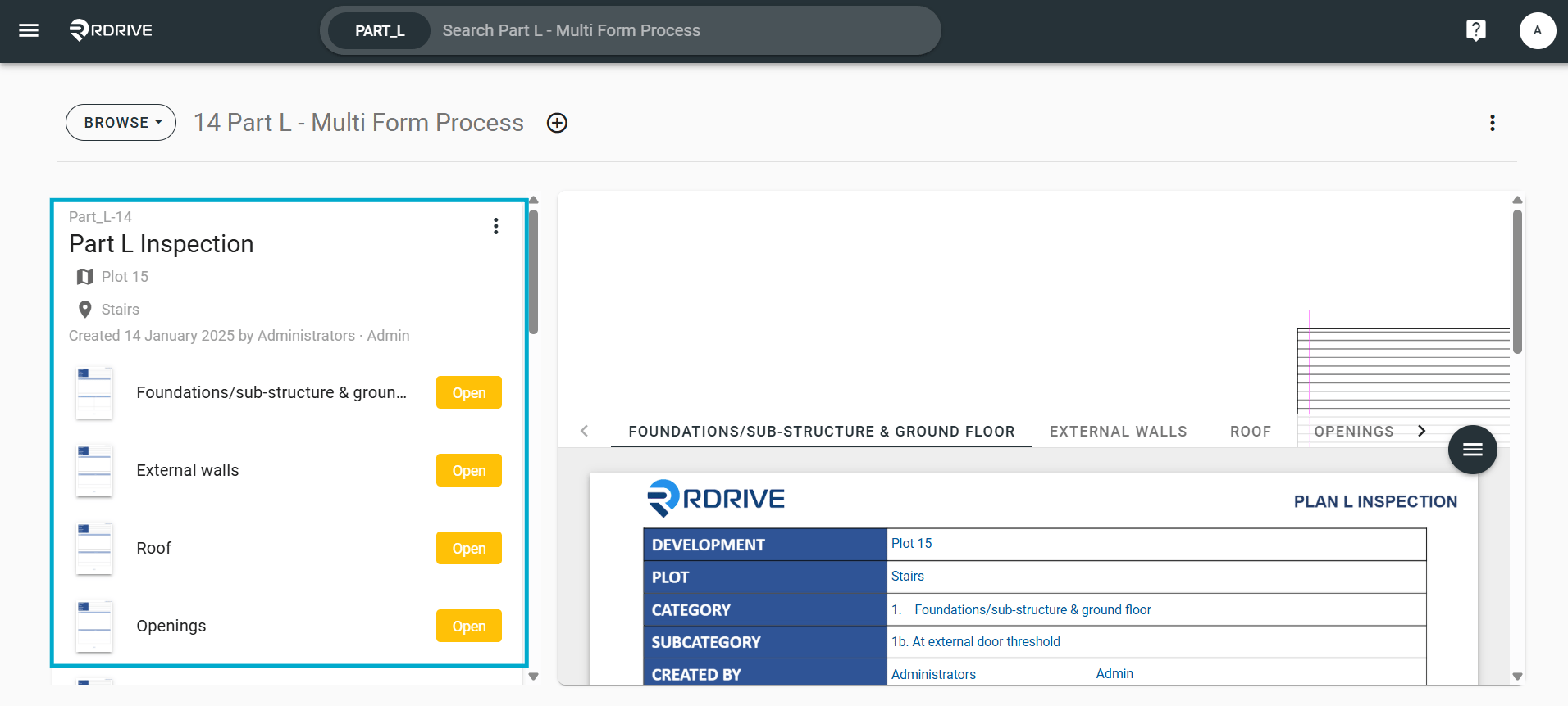 Can I export a specific form in the process as PDF?