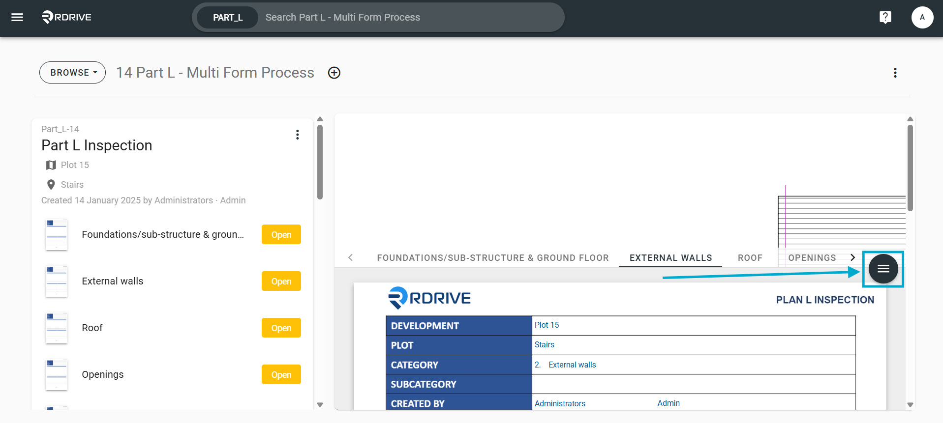 Can I export a specific form in the process as PDF?