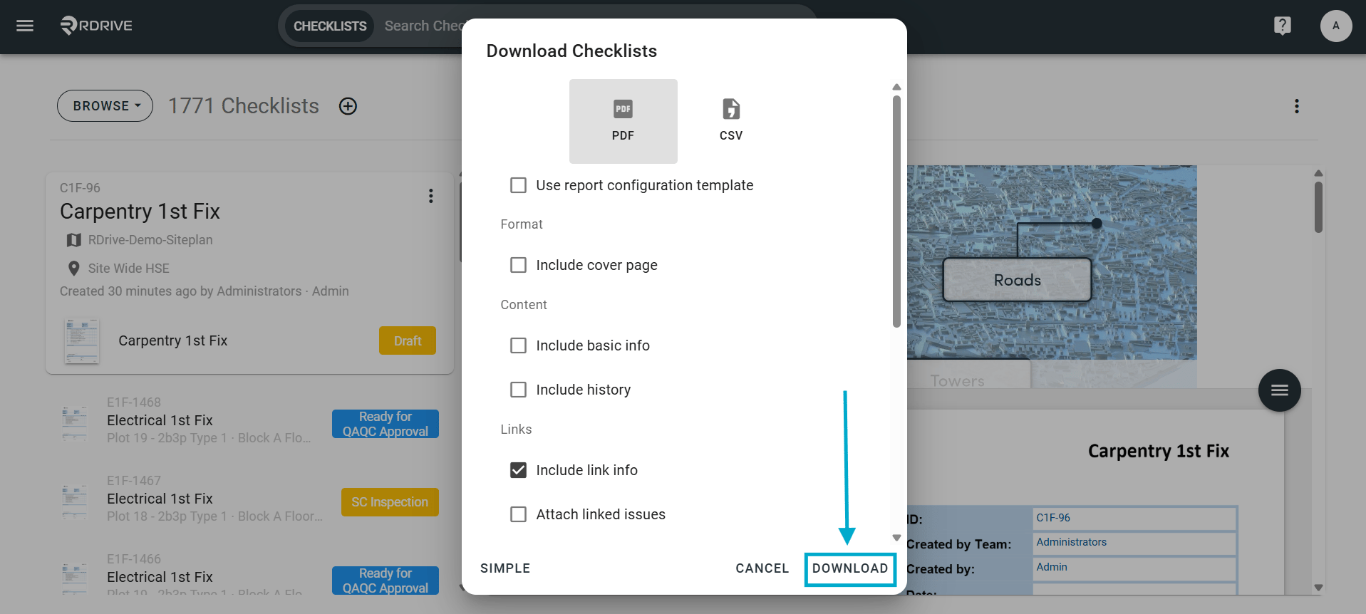 Can I export the entire process as PDF?