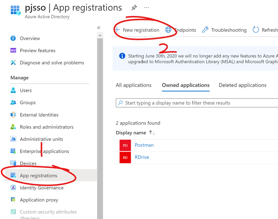 Setting up SSO - Azure AD